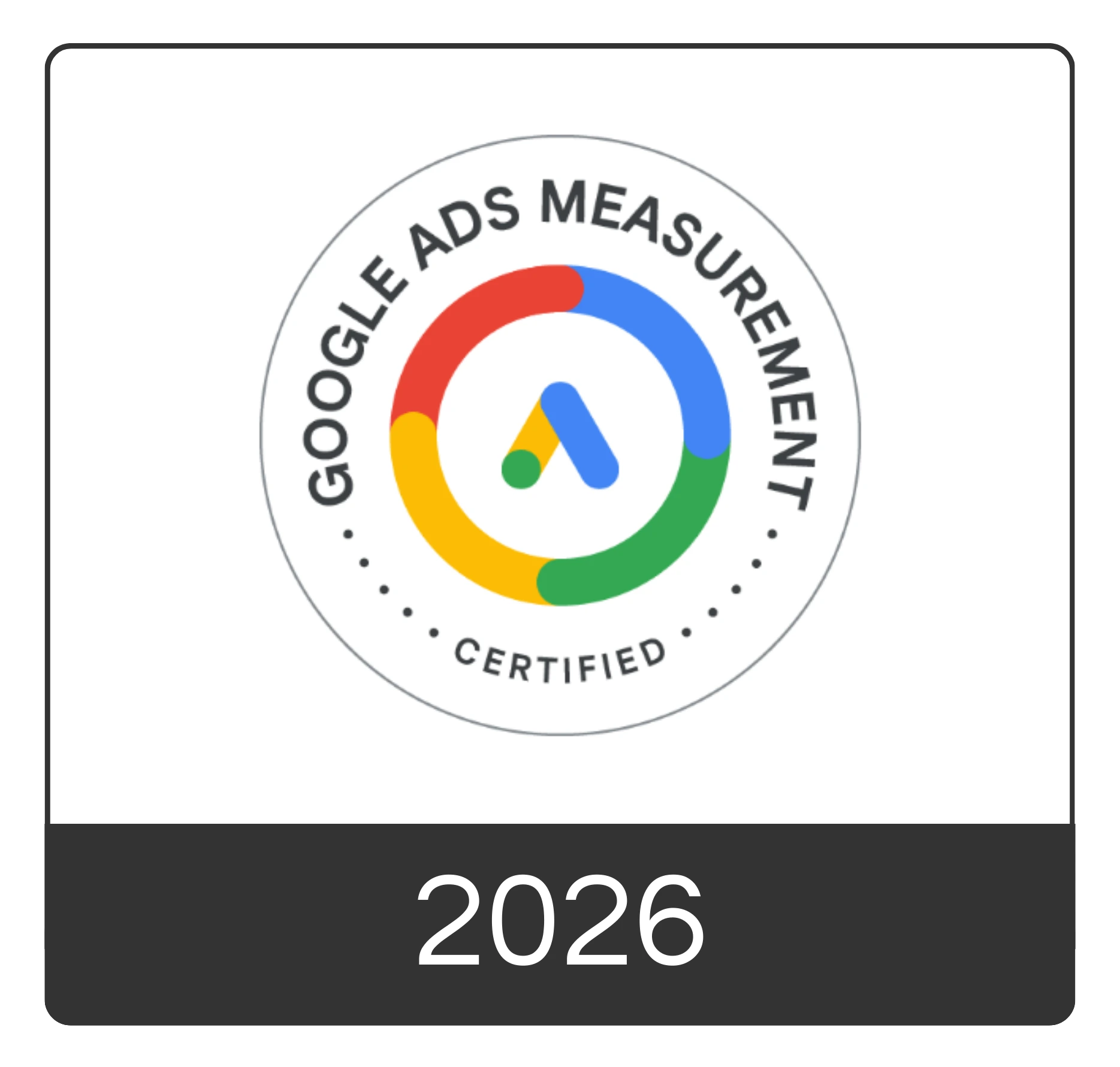 Certificación Estadísticas Google Ads